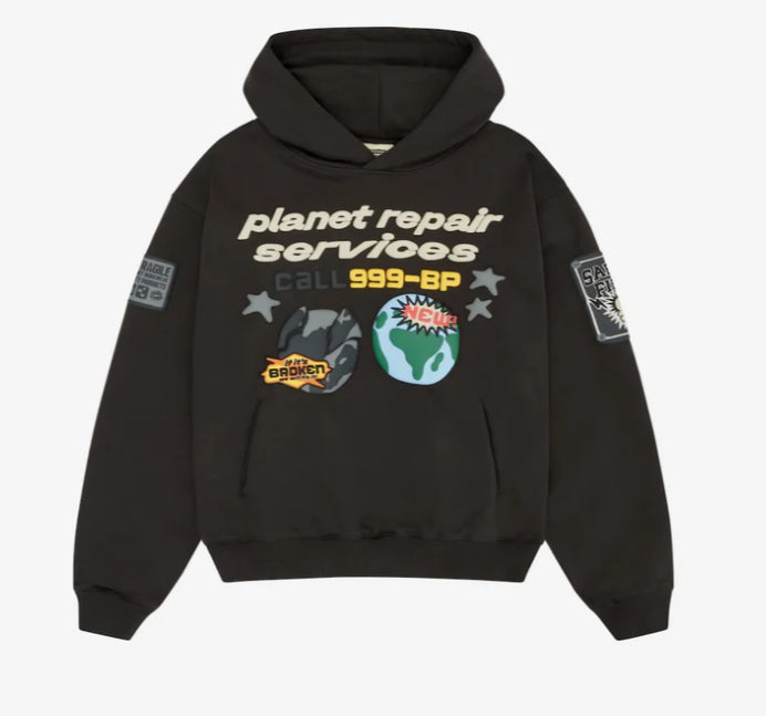Broken Planet Hoodie 'Planet Repair Services'