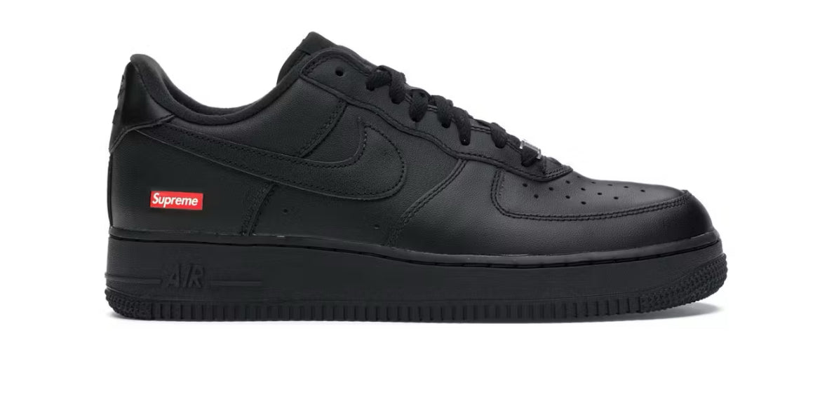 Air Force 1 Low x Supreme 'Black'